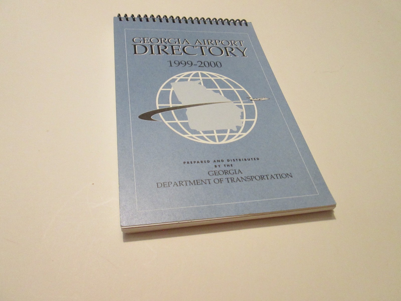 1999-2000 Georgia Airport Directory Softcover Spiral Book GA DOT