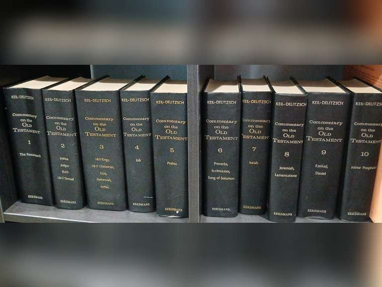 Keil & Delitzech Commentary on the Old Testament (10 vol.), very good condition