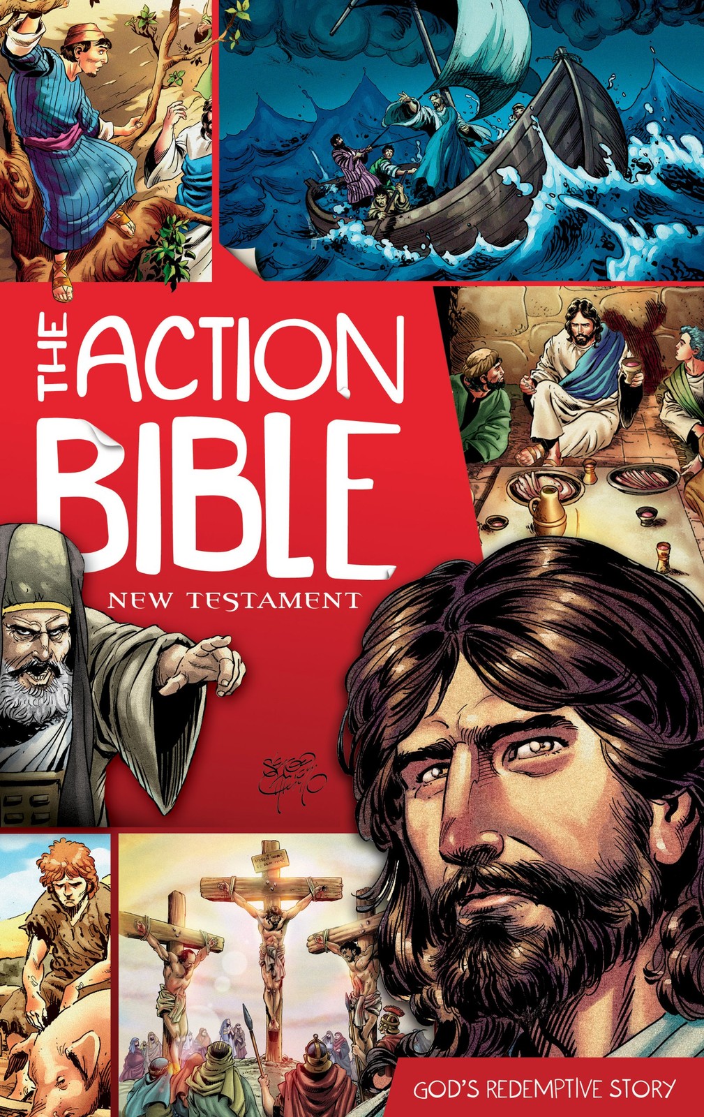 The Action Bible New Testament: God&rsquo;s Redemptive Story (Action Bible Series)