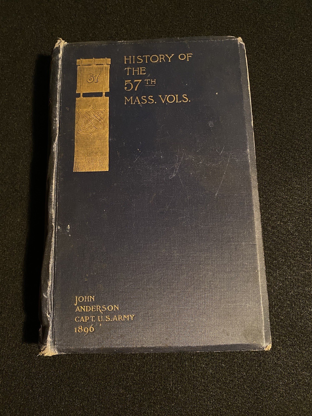 1896 Fifty-Seventh Regiment Of Massachusetts Volunteers John Anderson U.S
