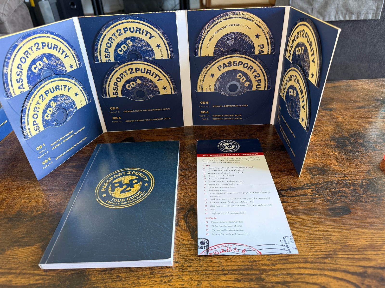 Passport2Purity P2P Tour Guide and 8 CD Set Only (NO JOURNAL)