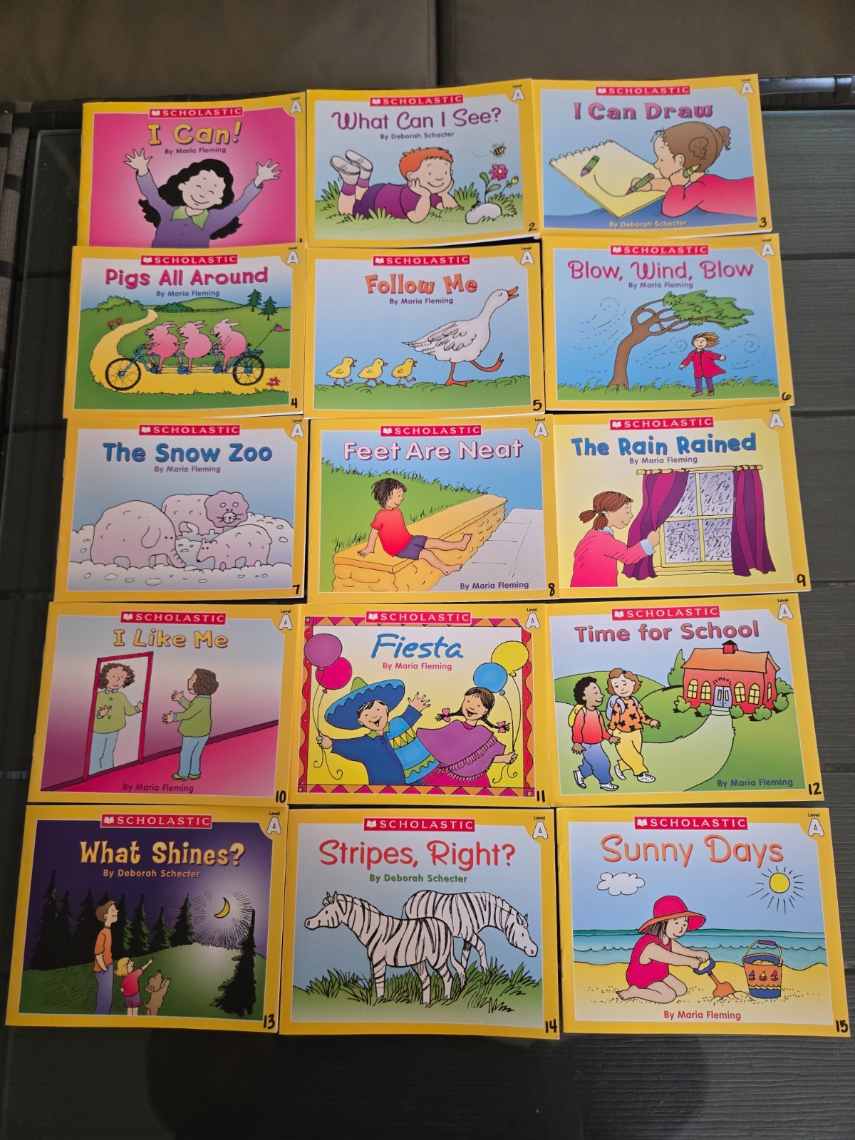 Complete 60 Book Set Scholastic Little Leveled Readers Levels A, B, C, D