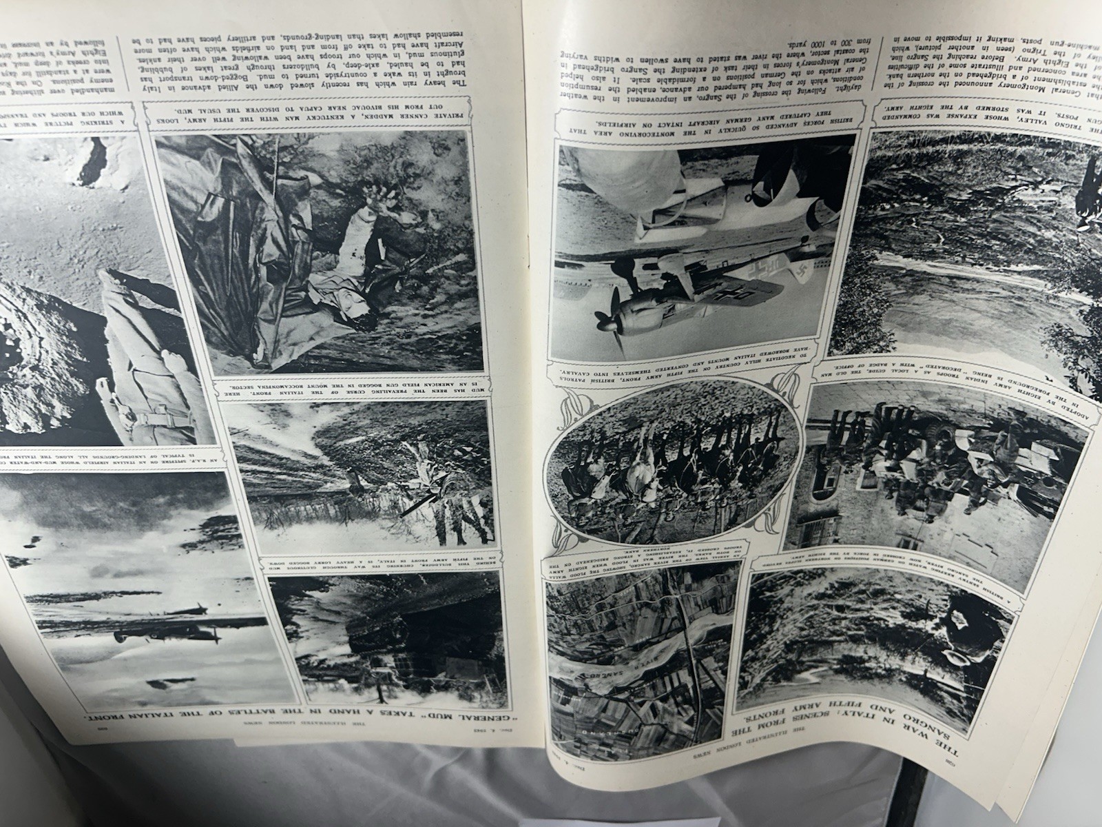 THE ILLUSTRATED LONDON NEWS all 4 are from December 1943 LOTS of Pic & News WW2