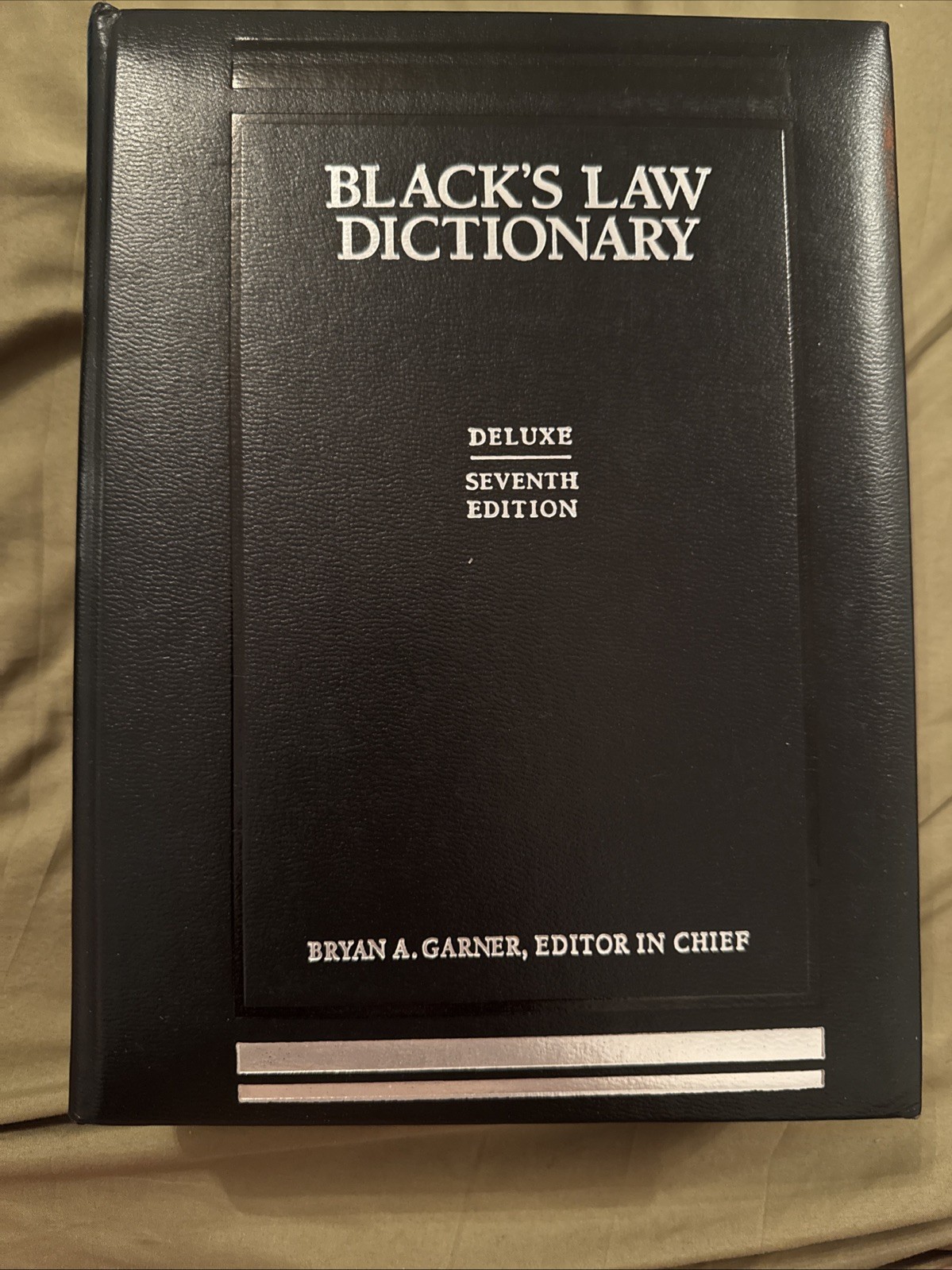 Black&rsquo;s Law Dictionary – 7th Edition by Bryan A. Garner (1999) – Vintage