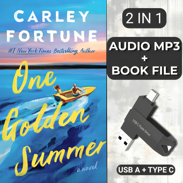 One Golden Summer by Carley Fortune : AUDIOBOOK + BOOK READING FILE (ON USB)
