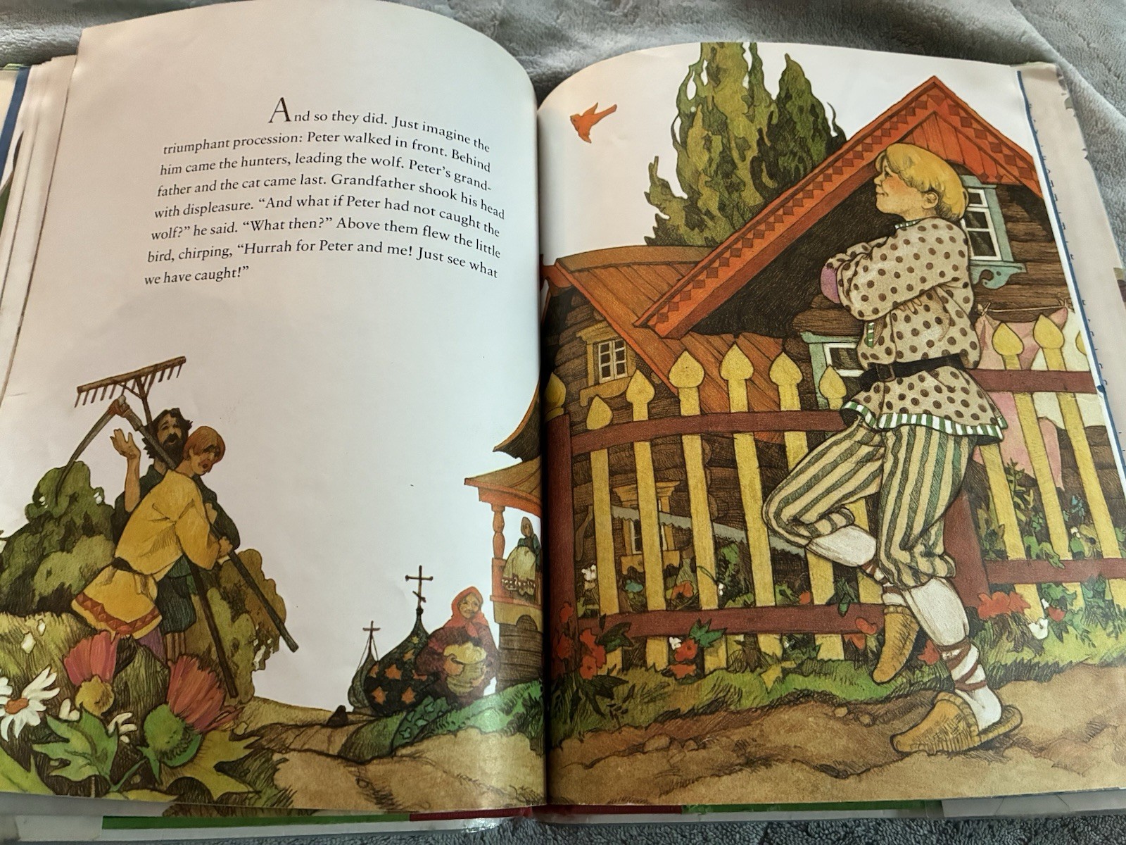 Peter And The Wolf by Maria Carlson 1986 1st Ed.