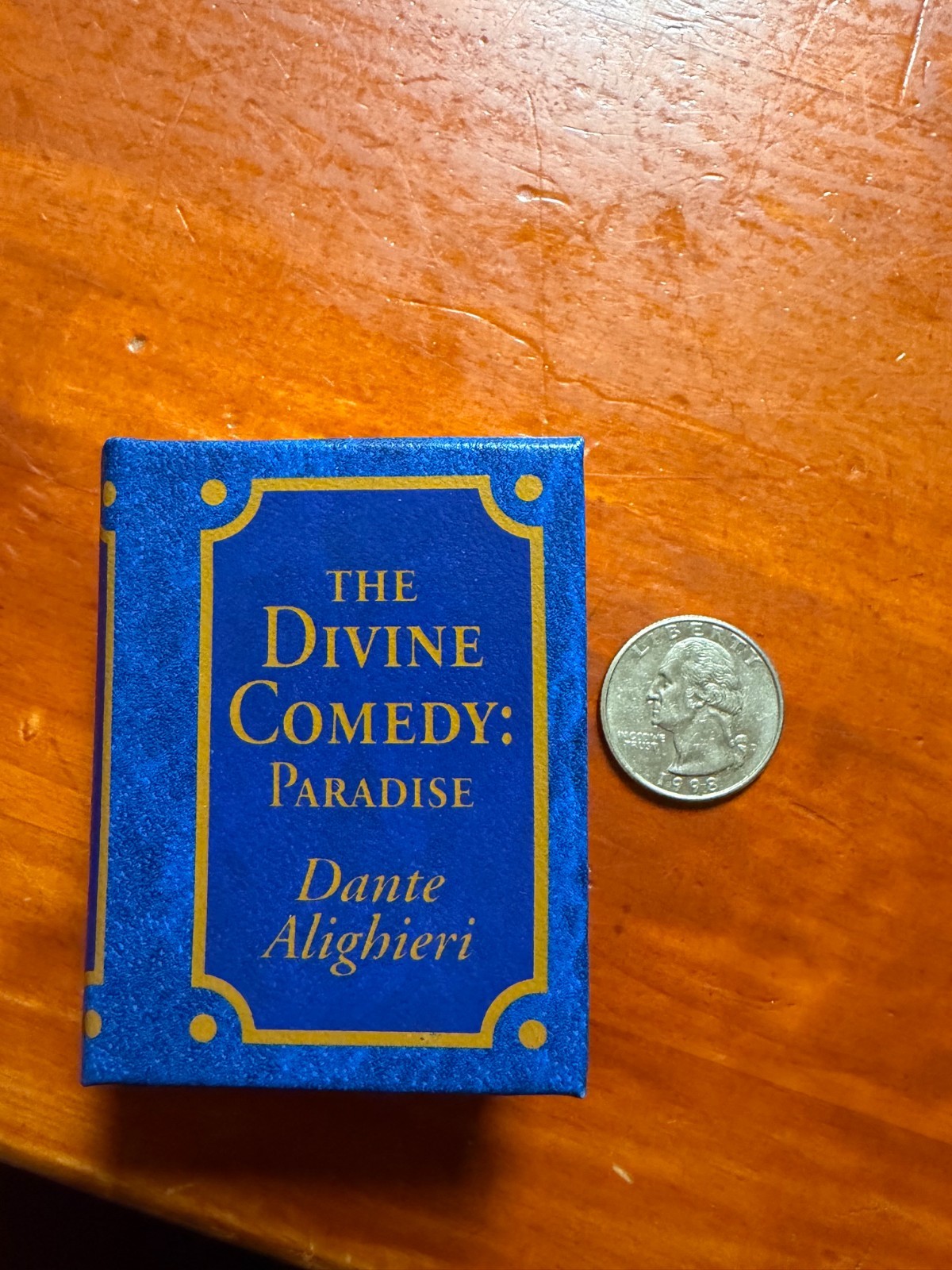 Del Prado The Divine Comedy: Paradise Miniature Book Dante Alighieri 2003 Spain