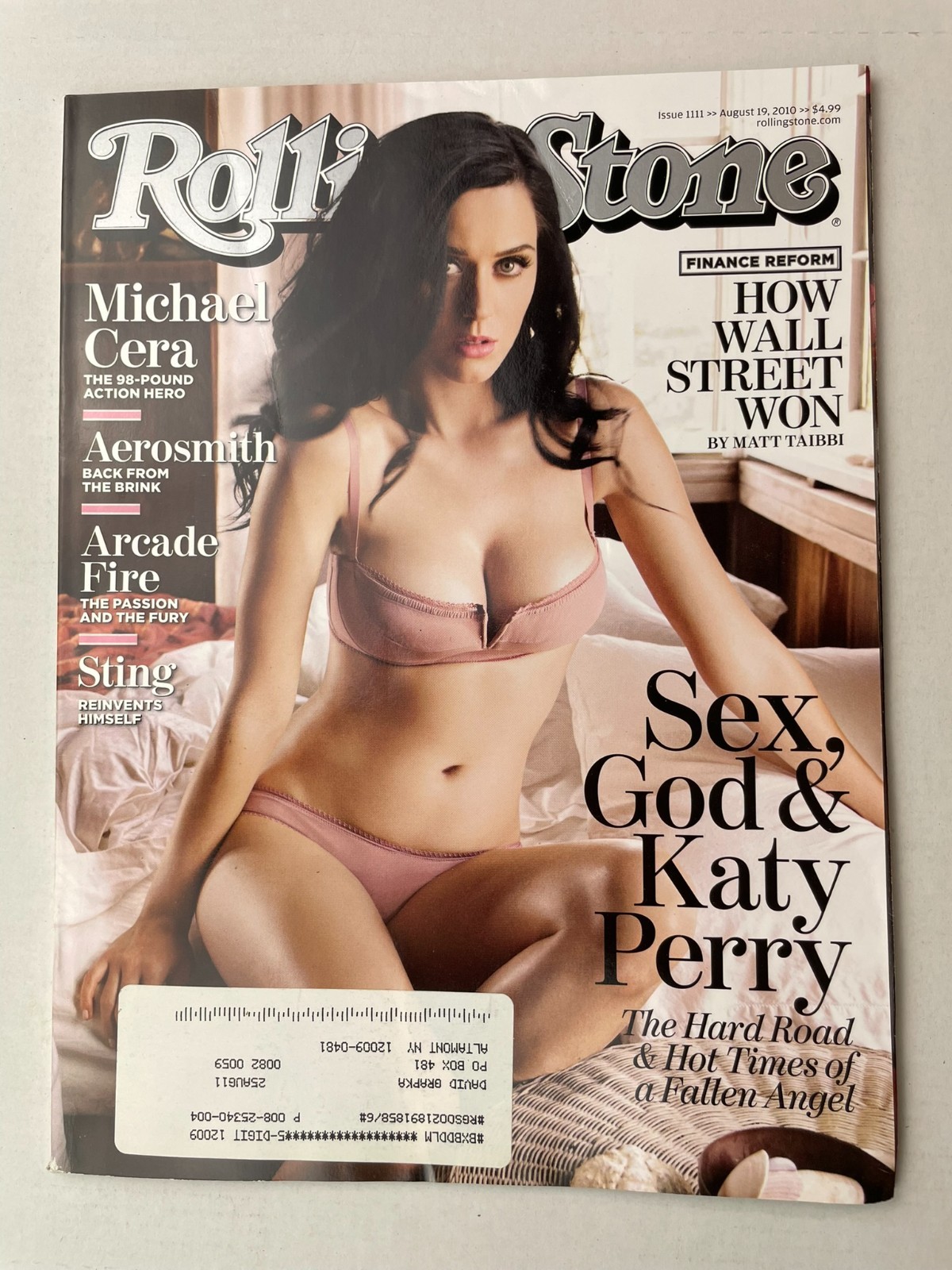 Rolling Stone Magazine Katy Perry Issue 1111 August 2010