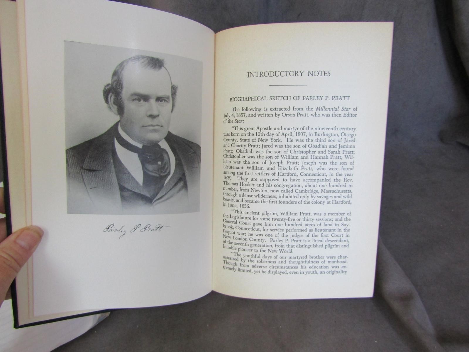 1952 1st ed – Writings of Parley Parker Pratt – 1st Missionary LDS Mormon ch922
