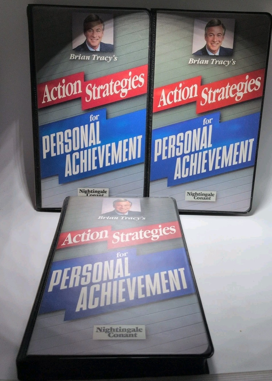 Brian Tracy&rsquo;s Action Strategies Personal Achievement Nightingale Cassette Lot