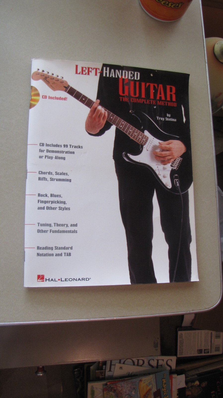 Left Handed Guitar Method, Troy Stetina, Book & CD