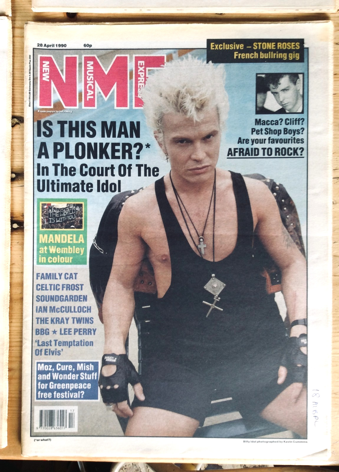 NME. New Musical Express Magazines. April 1990. Four issues. No Posters.
