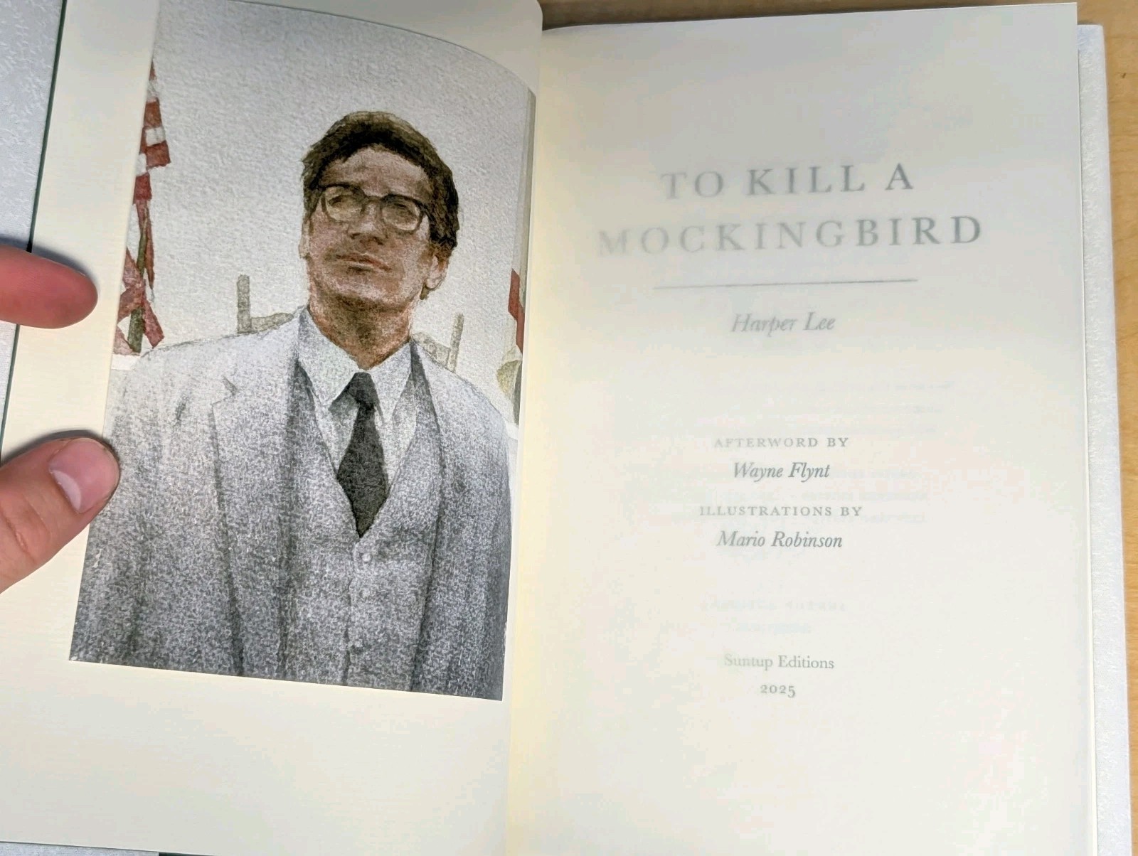 🌳Harper Lee TO KILL A MOCKINGBIRD Suntup Artist Edition Signed Letterpress