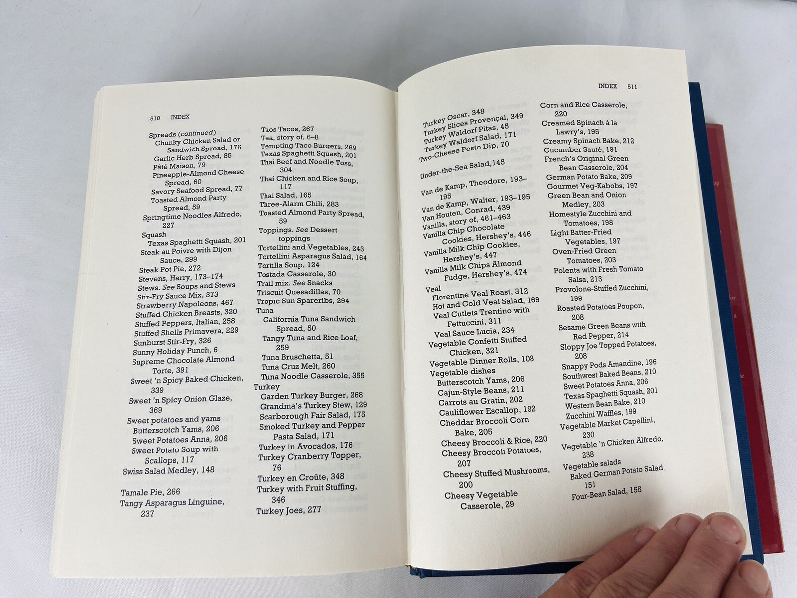 Vintage Cookbook: Best Recipes of the Great Food Companies 512 Pages HC Book