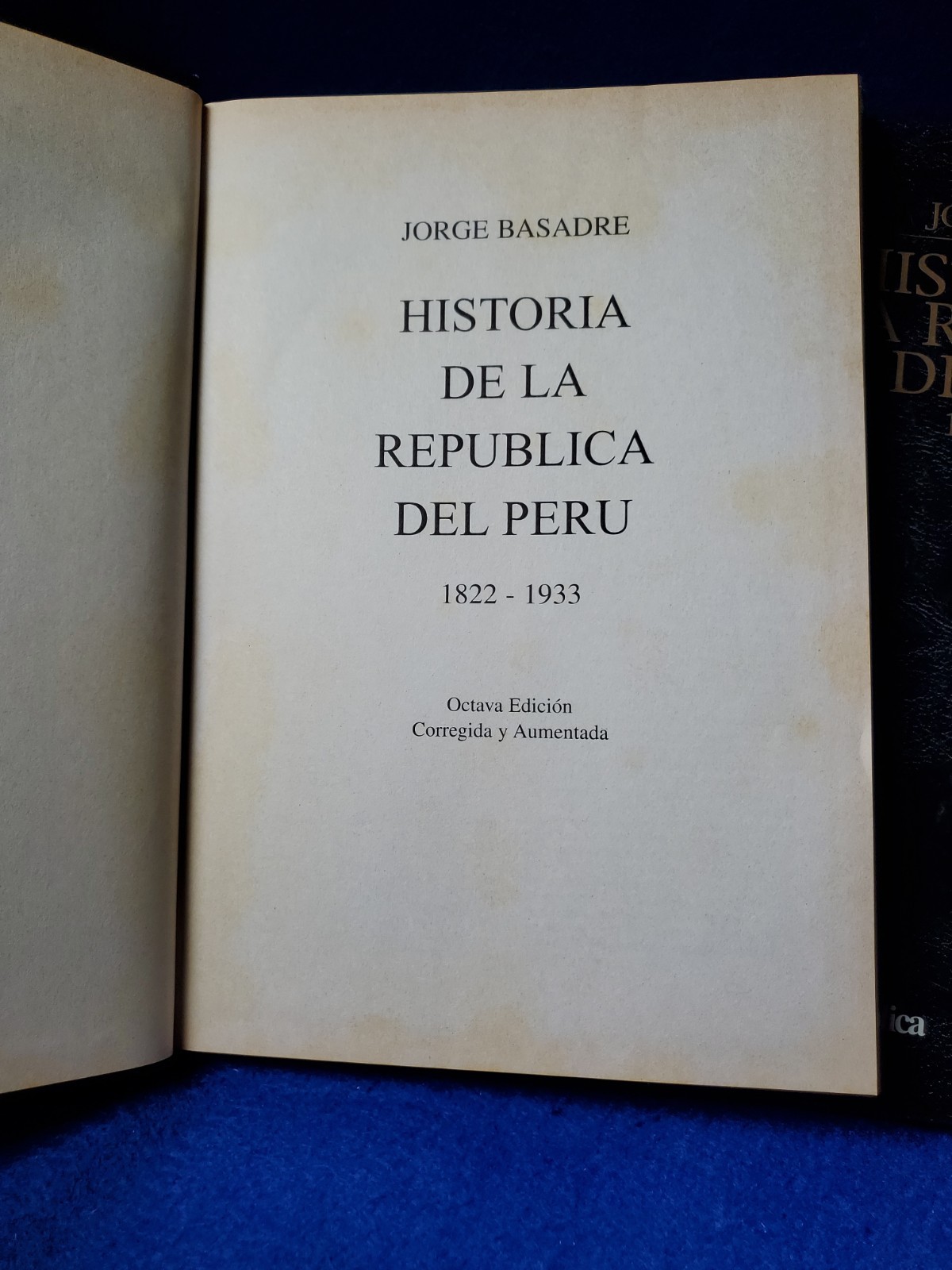 Jorge Basadre Historia de la República del Perú 16 Vol Set 8th Ed La República