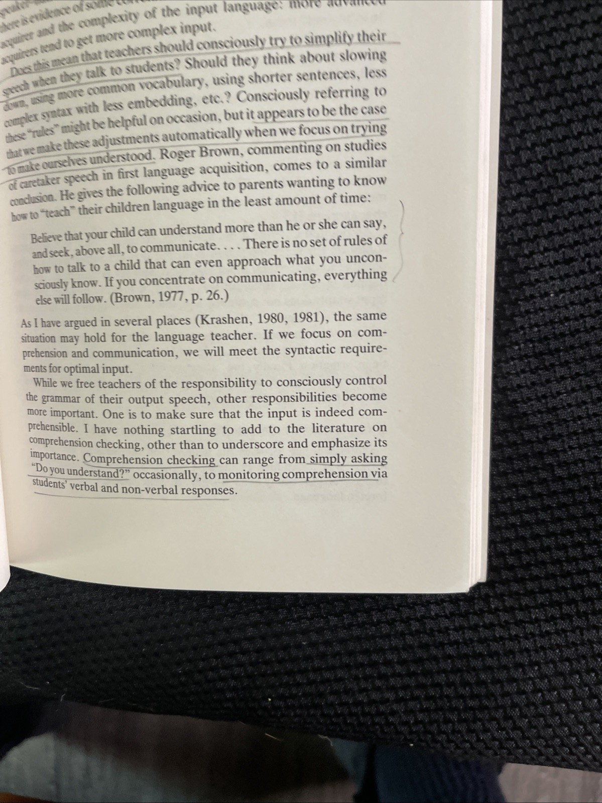 PRINCIPLES AND PRACTICE IN SECOND LANGUAGE ACQUISITION By Stephen D. Krashen