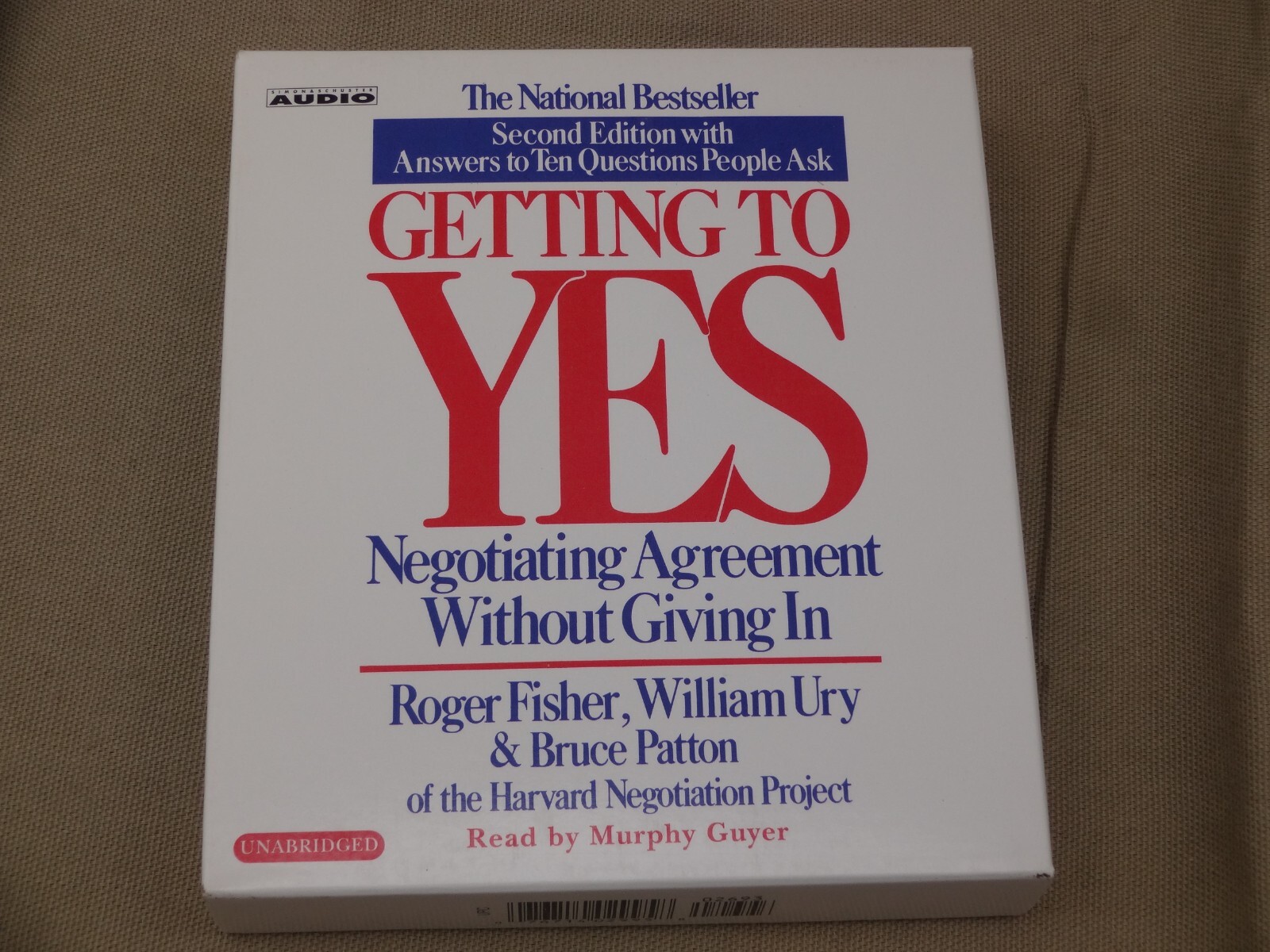 CDA Roger Fisher: GETTING TO YES Negotiating Agreement….(2003 UnAbridged 6hrs)