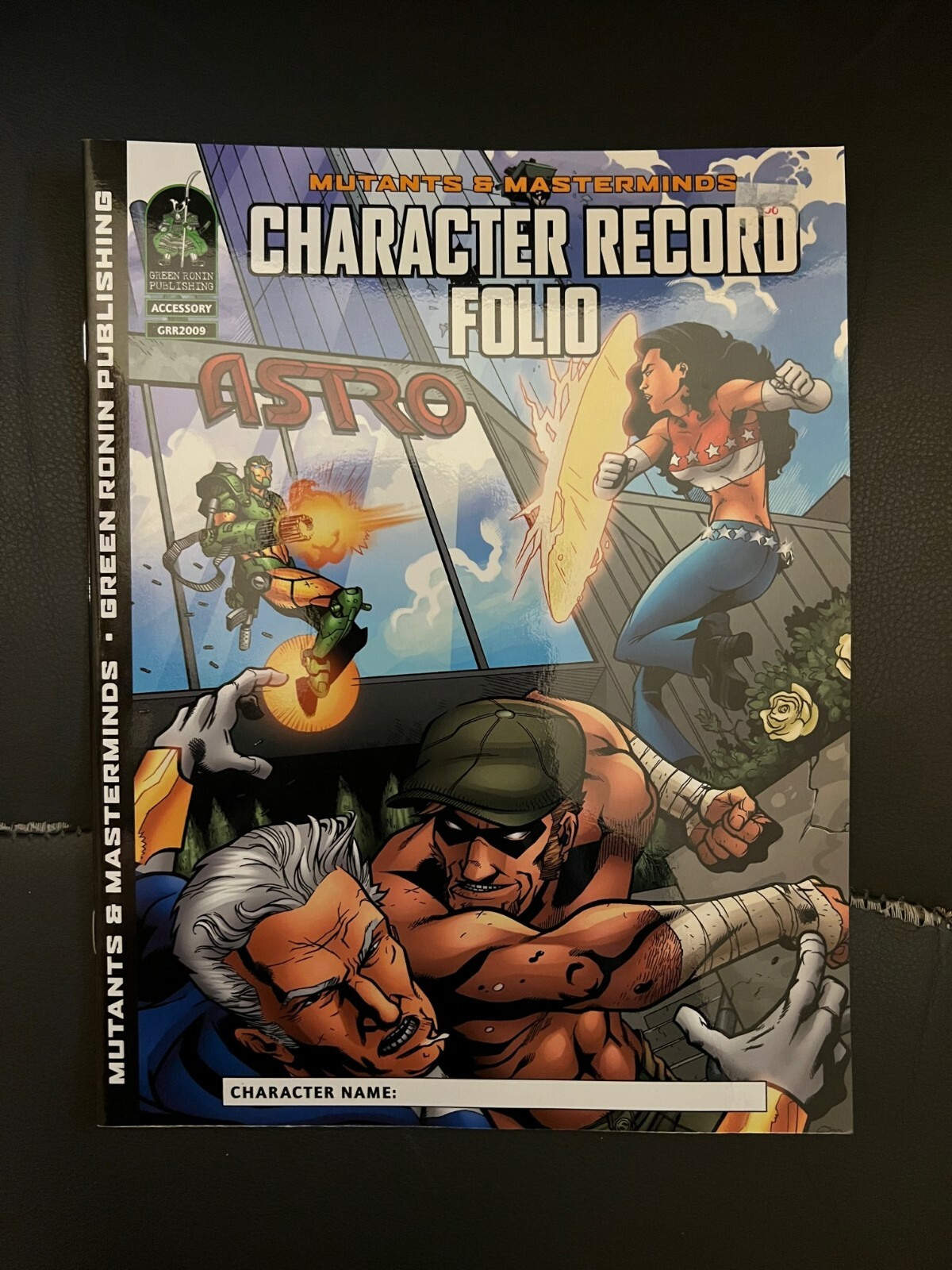 Mutants & Masterminds Character Record Folio Green Ronin Publishing