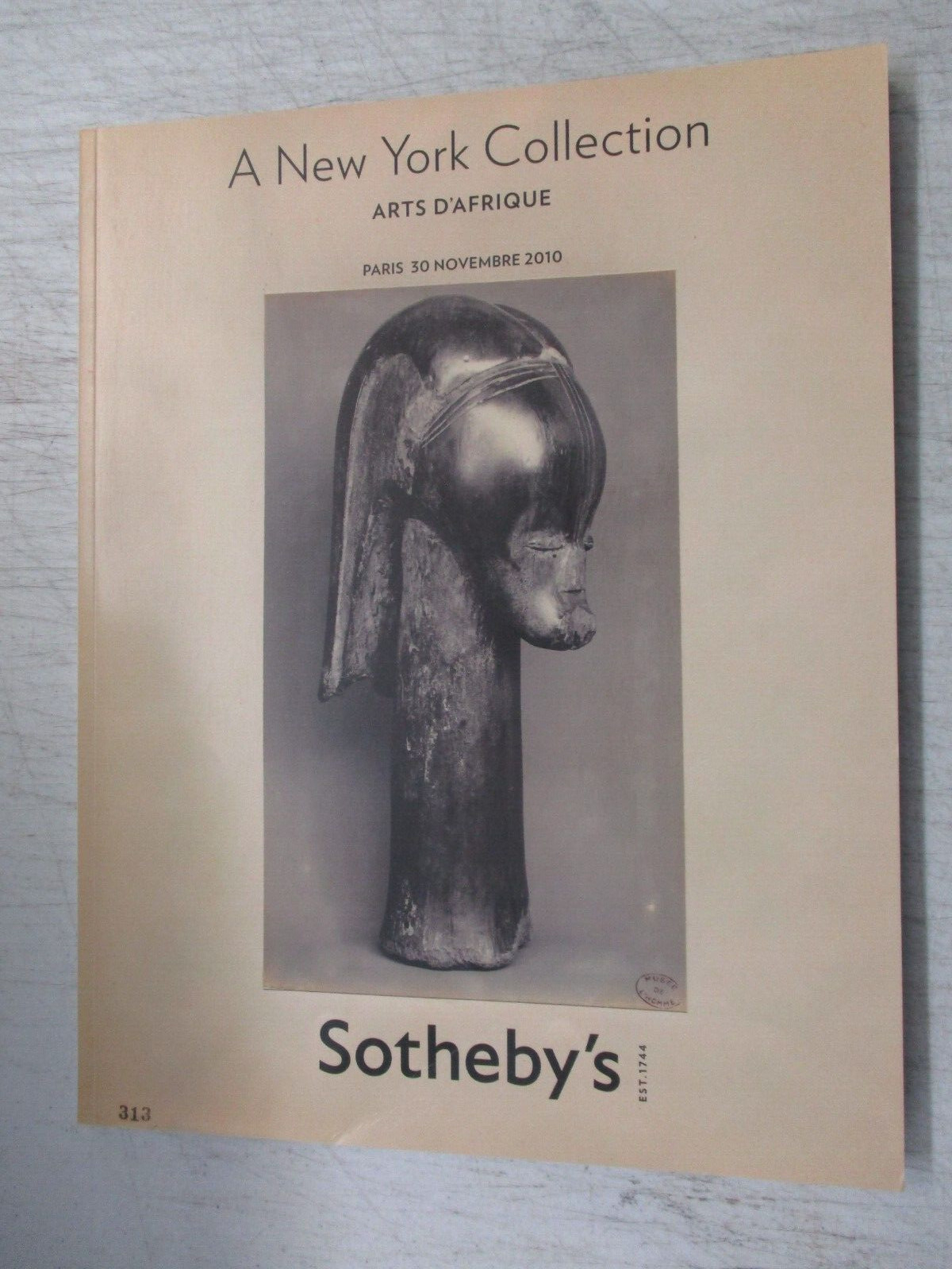 2010 SOTHEBY&rsquo;S ARTS D&rsquo;AFRIQUE CATALOG PARIS FRANCE A NEW YORK COLLECTION RARE