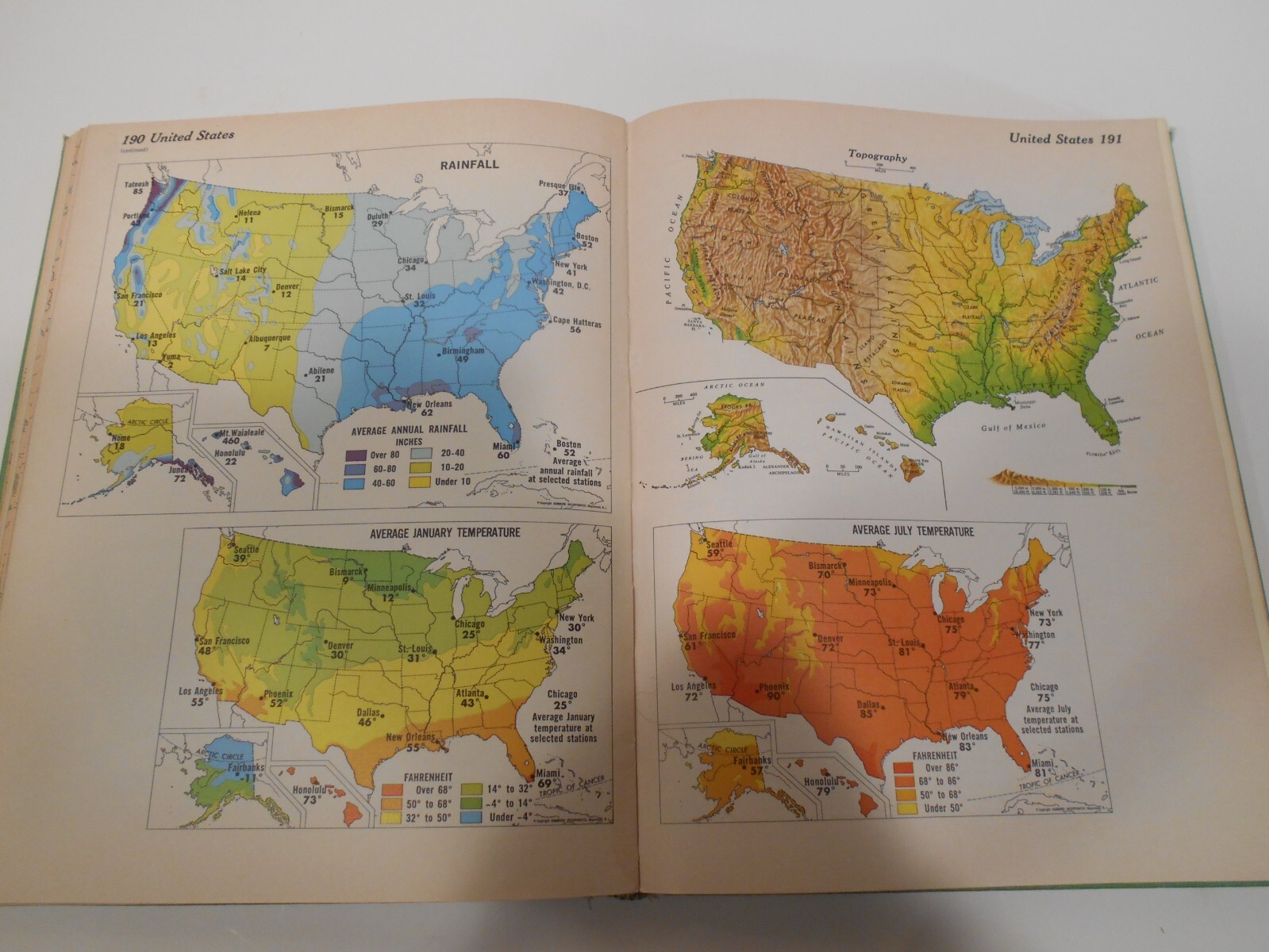 WEBSTER&rsquo;S ATLAS and Zip Code Directory, 1973 vintage antique reference book