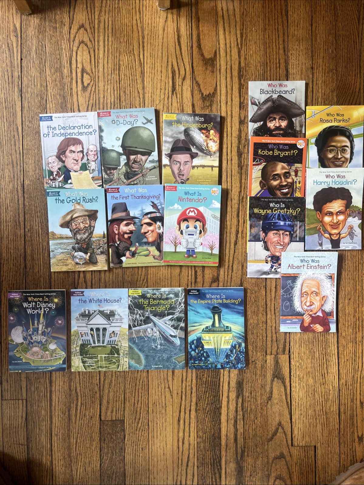 Lot Of 16 Who Is/Was? What/Where Is Biography History Chapter Books Mixed LN!