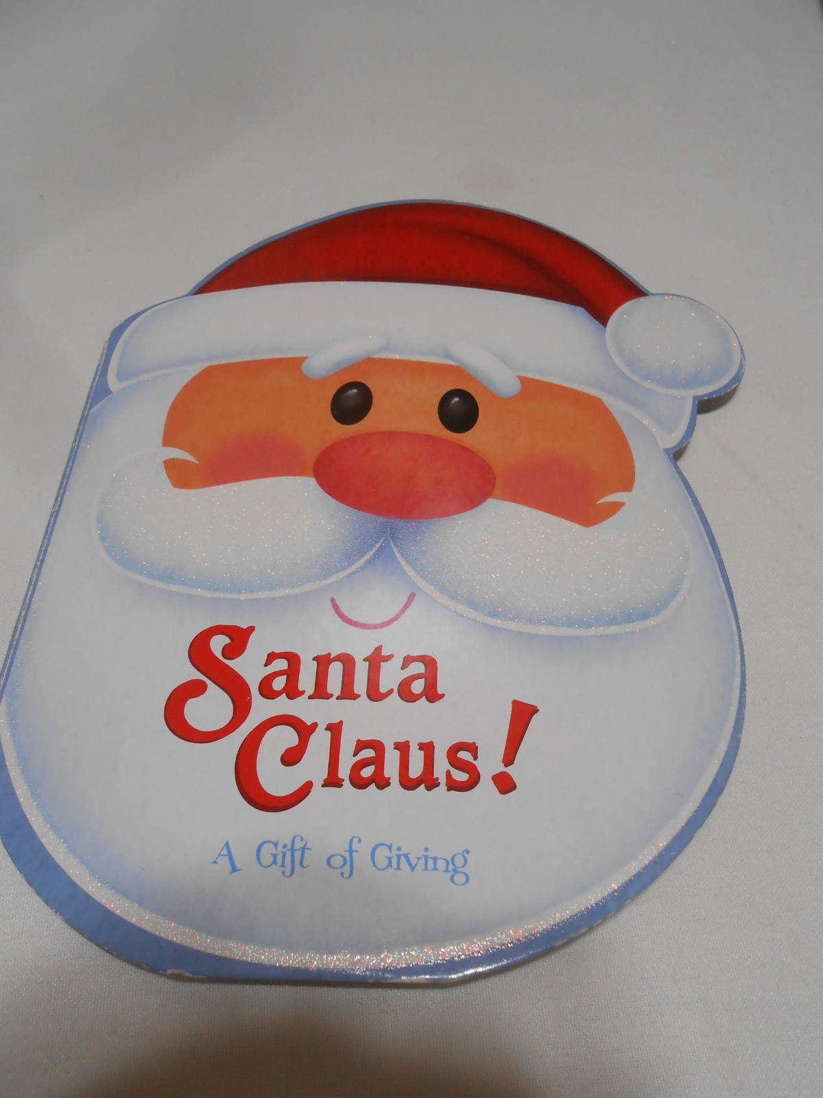 NEW SANTA CLAUS! A GIFT OF GIVING GLITTER BOARD BOOK SALE 0.99 🎅🎁