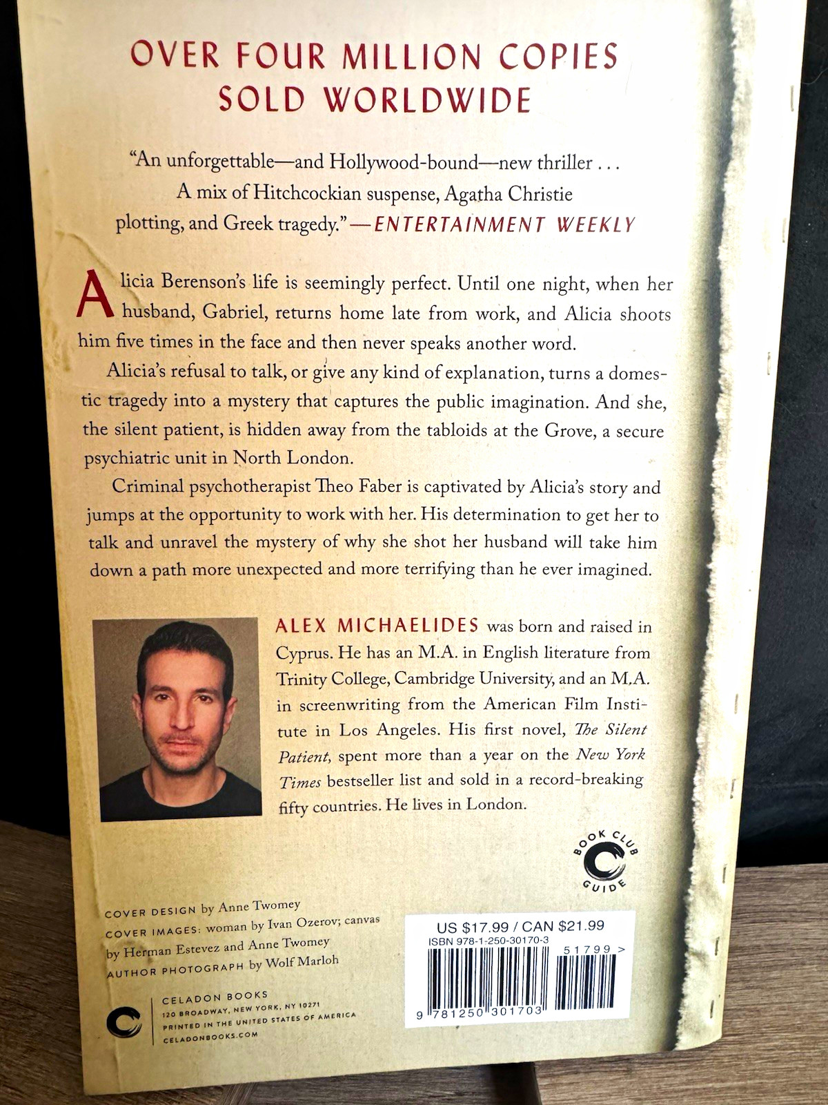 The Silent Patient – Alex Michaelides (2021) Trade PB, Celadon, Book Club Ed