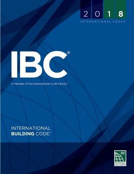 2018 International Building Code IBC ICC Paperback 1st Edition – New