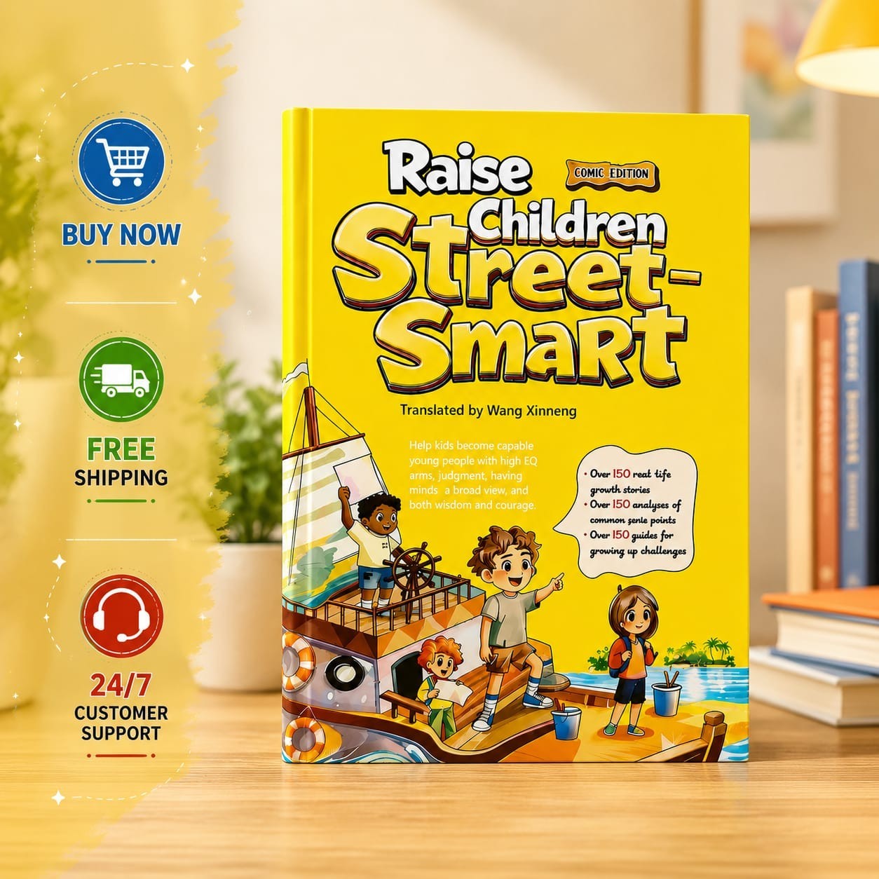 Raise Children Street-Smart Comic Edition Parenting Guide English Paperback