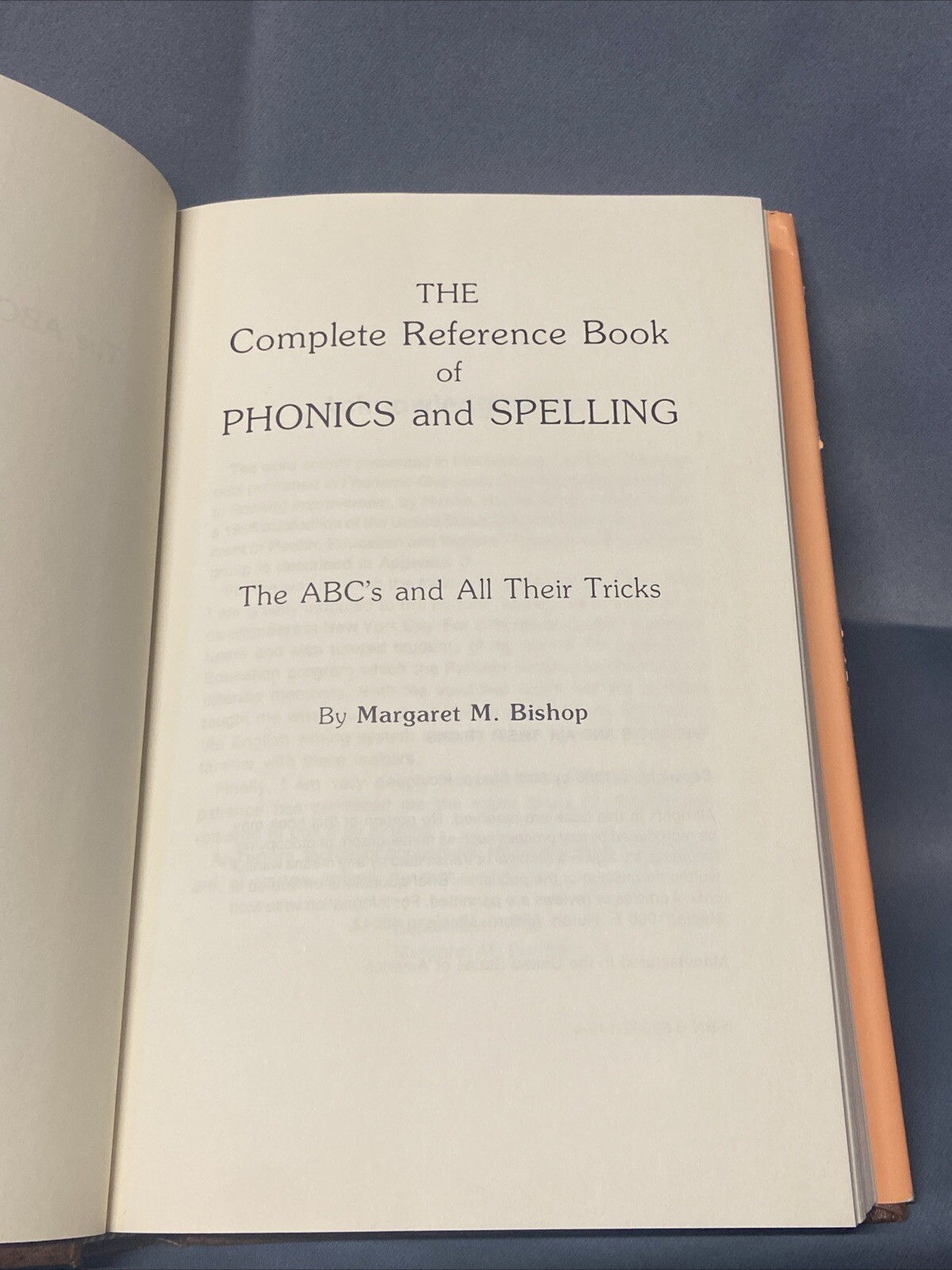 Margaret M. Bishop 1986 ABC’s And All Their Tricks Reference Book Phonics 61