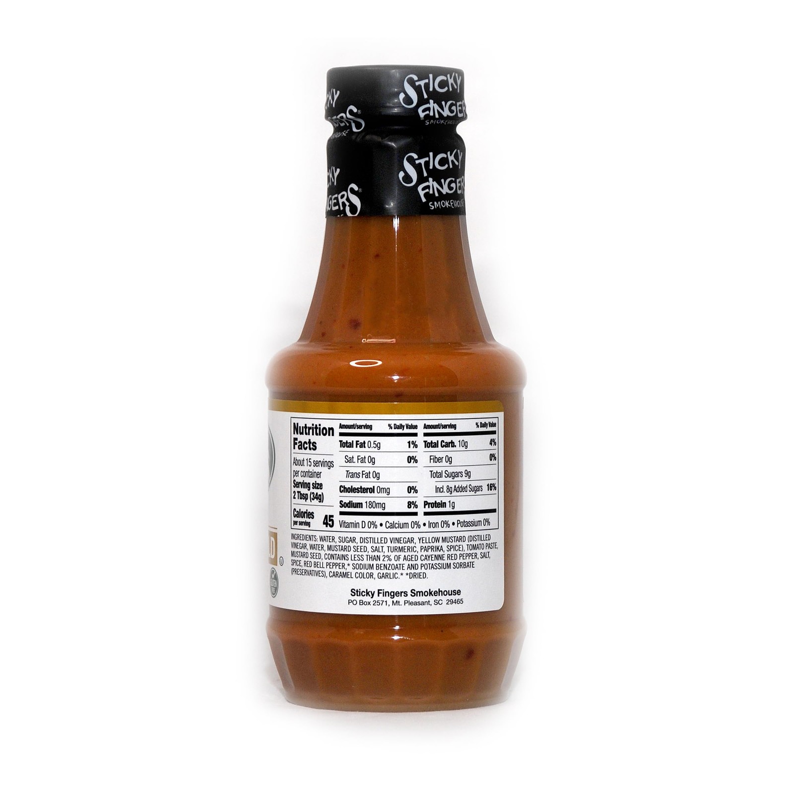 Sticky Fingers Carolina Classic Gold Barbeque Sauce, 18 oz, 3 Pack 54 Fl Oz
