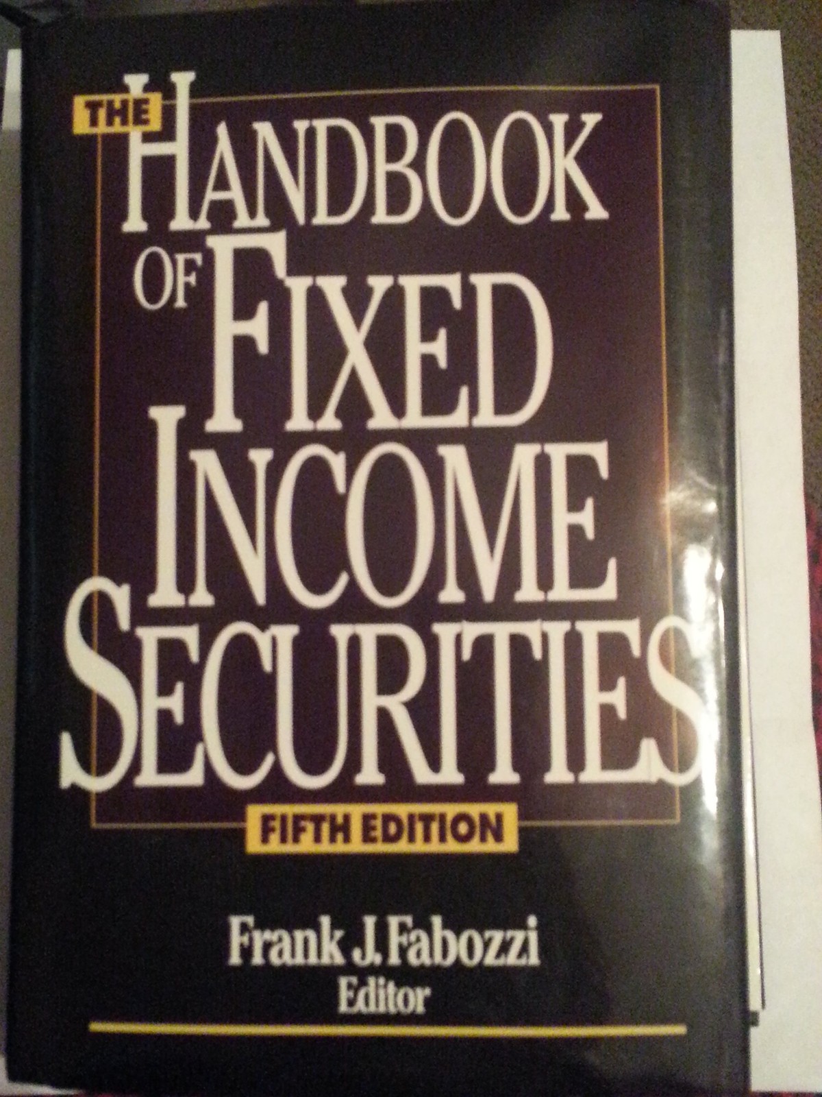 The Handbook of Fixed Income Securities