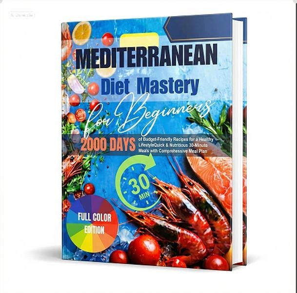 Mediterranean Diet Cookbook for Beginners | Healthy Eating Cookbook | Gift Ready