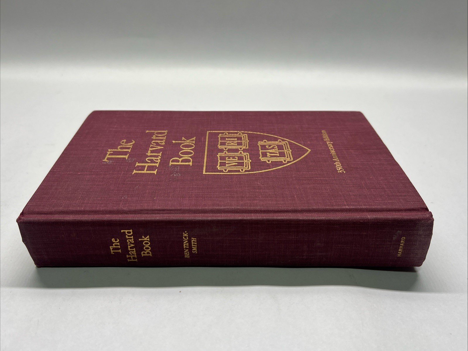 The Harvard Book, 350th Anniversary Edition By William Bentinck (1986) (HC)