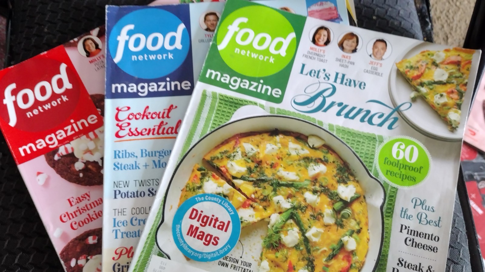 Food Network Magazines 3 Issues Of 2024