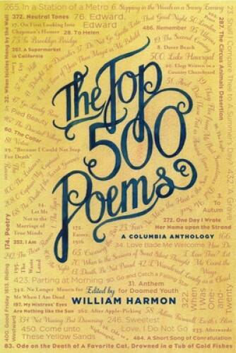 The Top 500 Poems – Hardcover By Harmon, William – GOOD