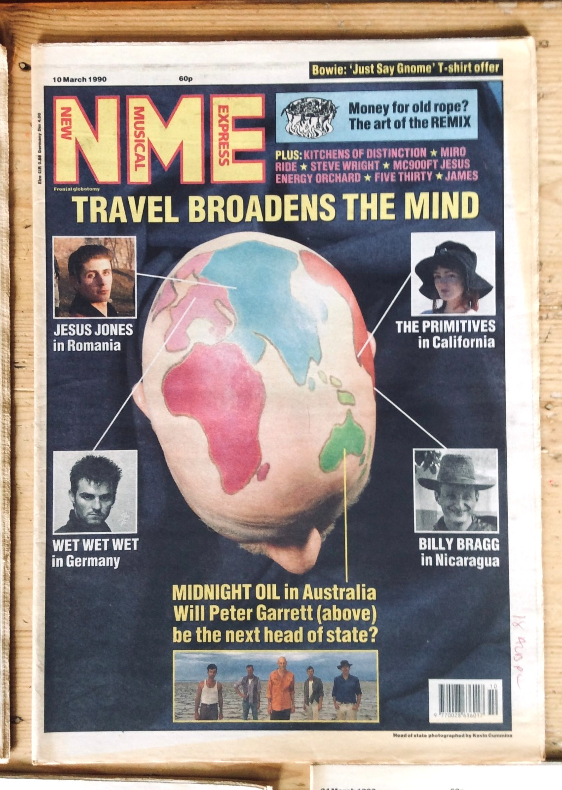 NME. New Musical Express Magazines. March 1990. Five issues. No Posters.