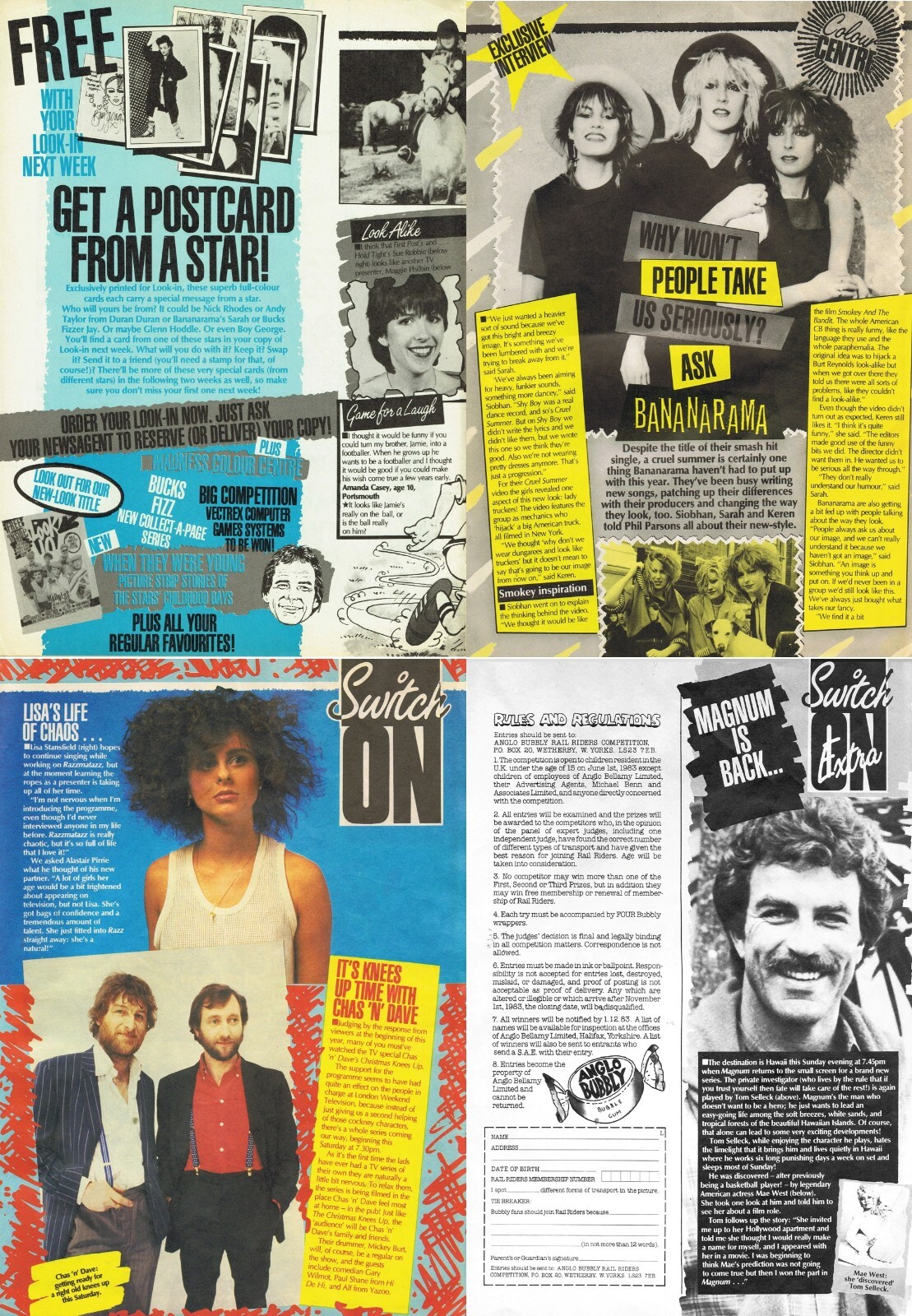 Look-In – United Kingdom Television Magazine V. 13 (1983) – 40 Old Issues on DVD