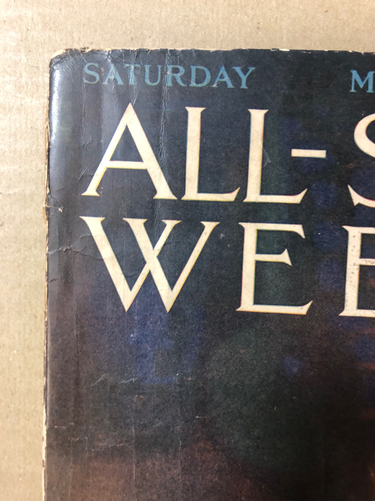 All-Story Weekly | May 22 1915 | Pellucidar pt 4 | Burroughs ERB | G/VG | 3.0