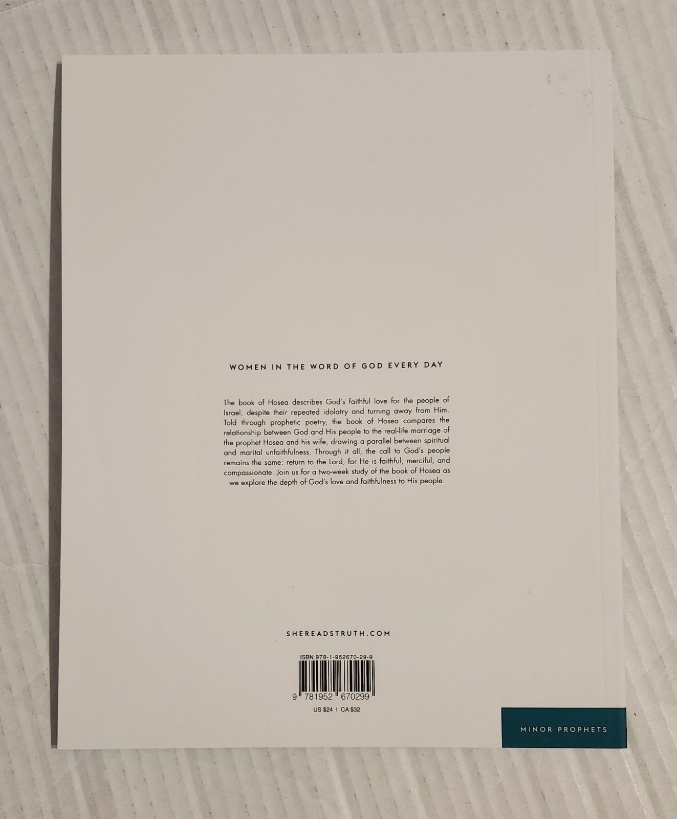 She Reads Truth HOSEA Workbook Christian Study Guide Bible Scripture Jesus