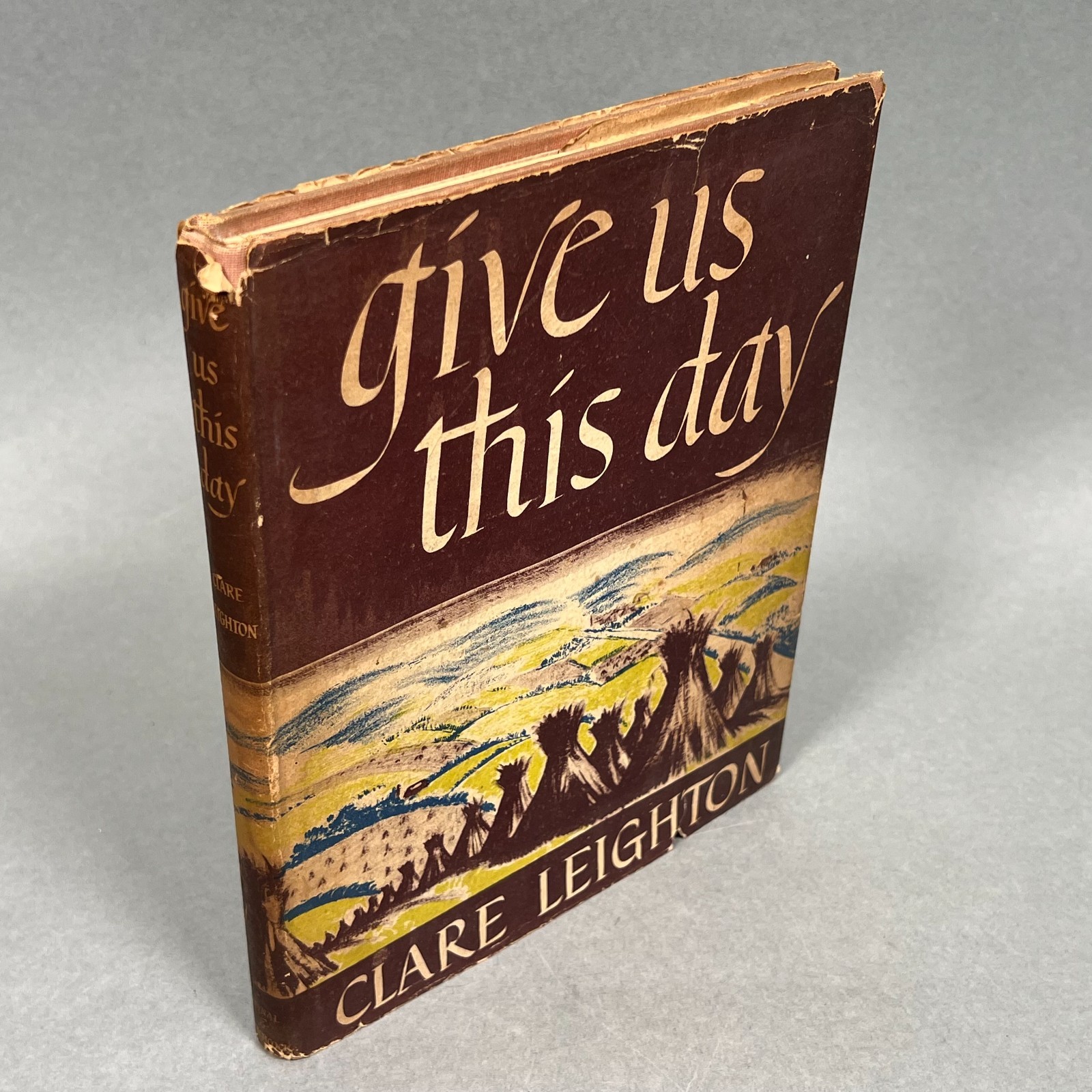 Give Us This Day FIRST Edition 1943, Clare Leighton Written & Illustrated Art