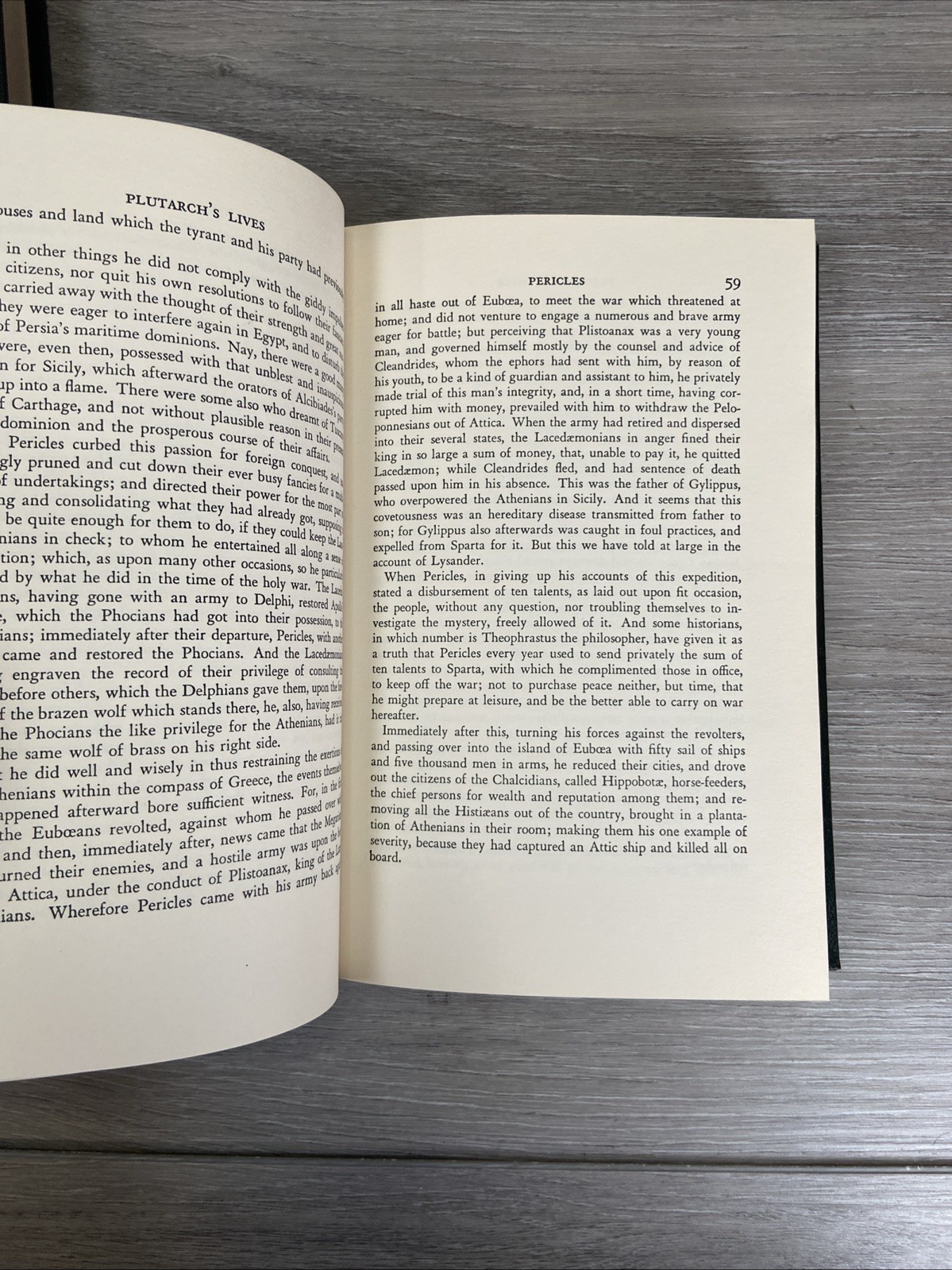 Plato and Plutarch The Harvard Classics 1969 Edition HC Hunter Green Gold Trim