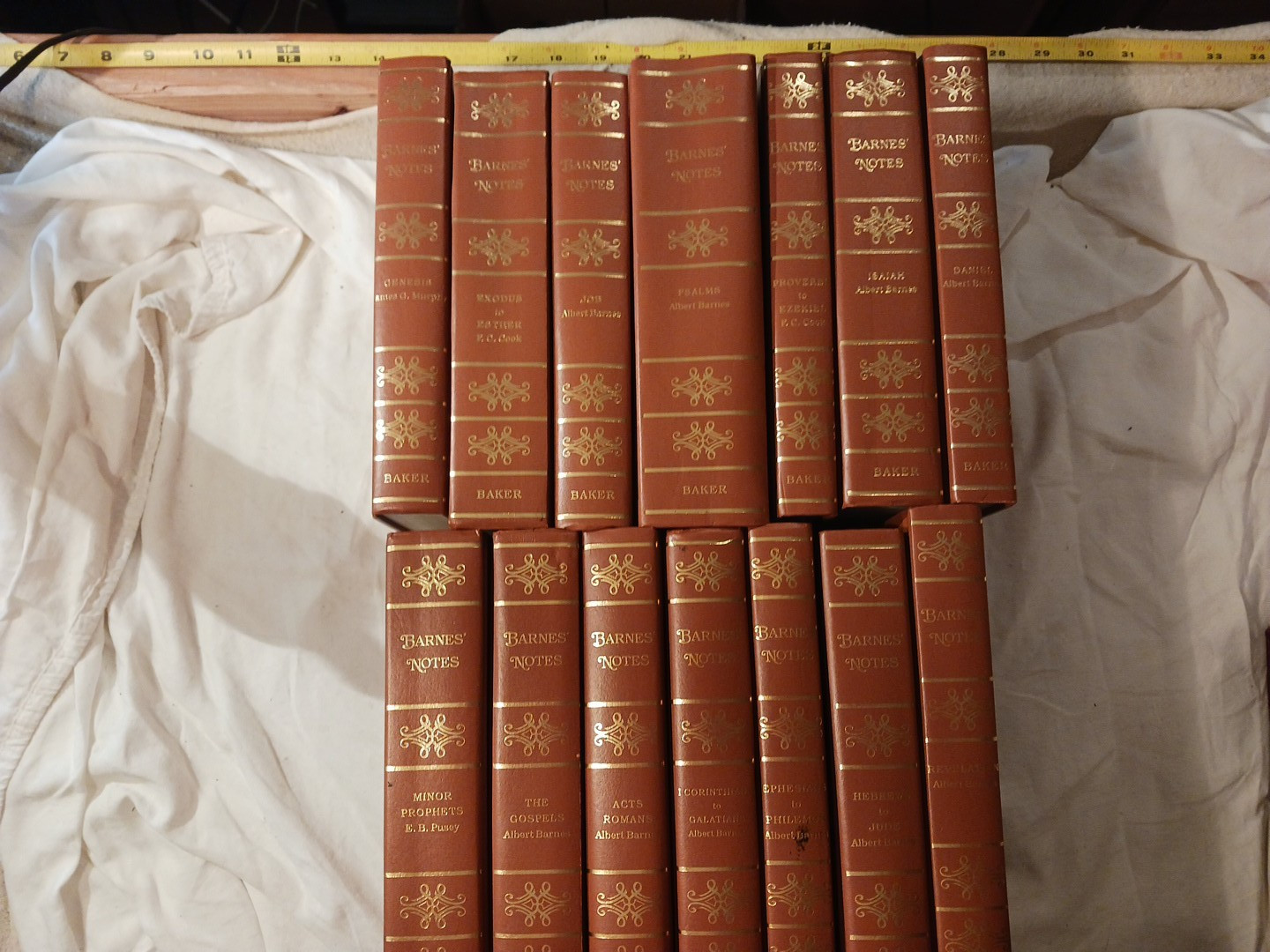 Barnes Notes in 14 volumes reprinted 1998 by Baker Books in hardcover#S7
