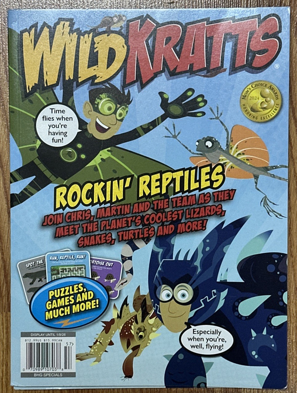 Wild Kratts Magazine Amazing Activity Book Rocking Reptiles 2025