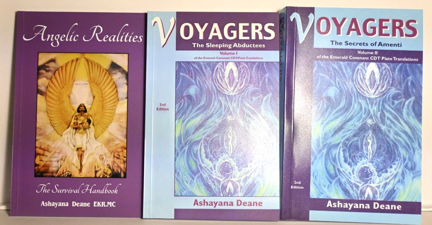Voyagers Vol I,II & Angelic Realities The Survival Handbook,by Ashayana Deane