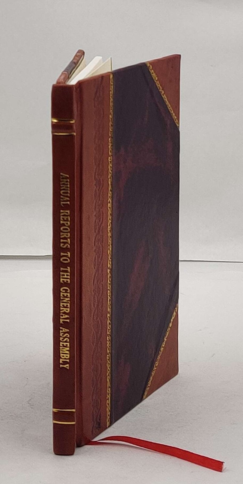 Annual reports to the General assembly in relation to internatio [Leather Bound]