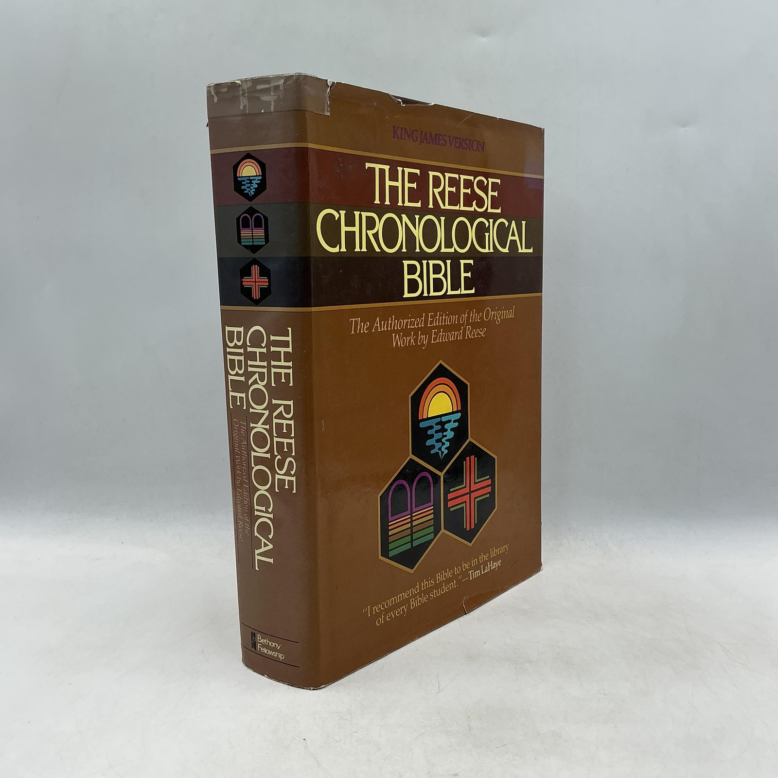 THE REESE CHRONOLOGICAL BIBLE Edward Reese 1980 Hardcover Dust Jacket Vintage