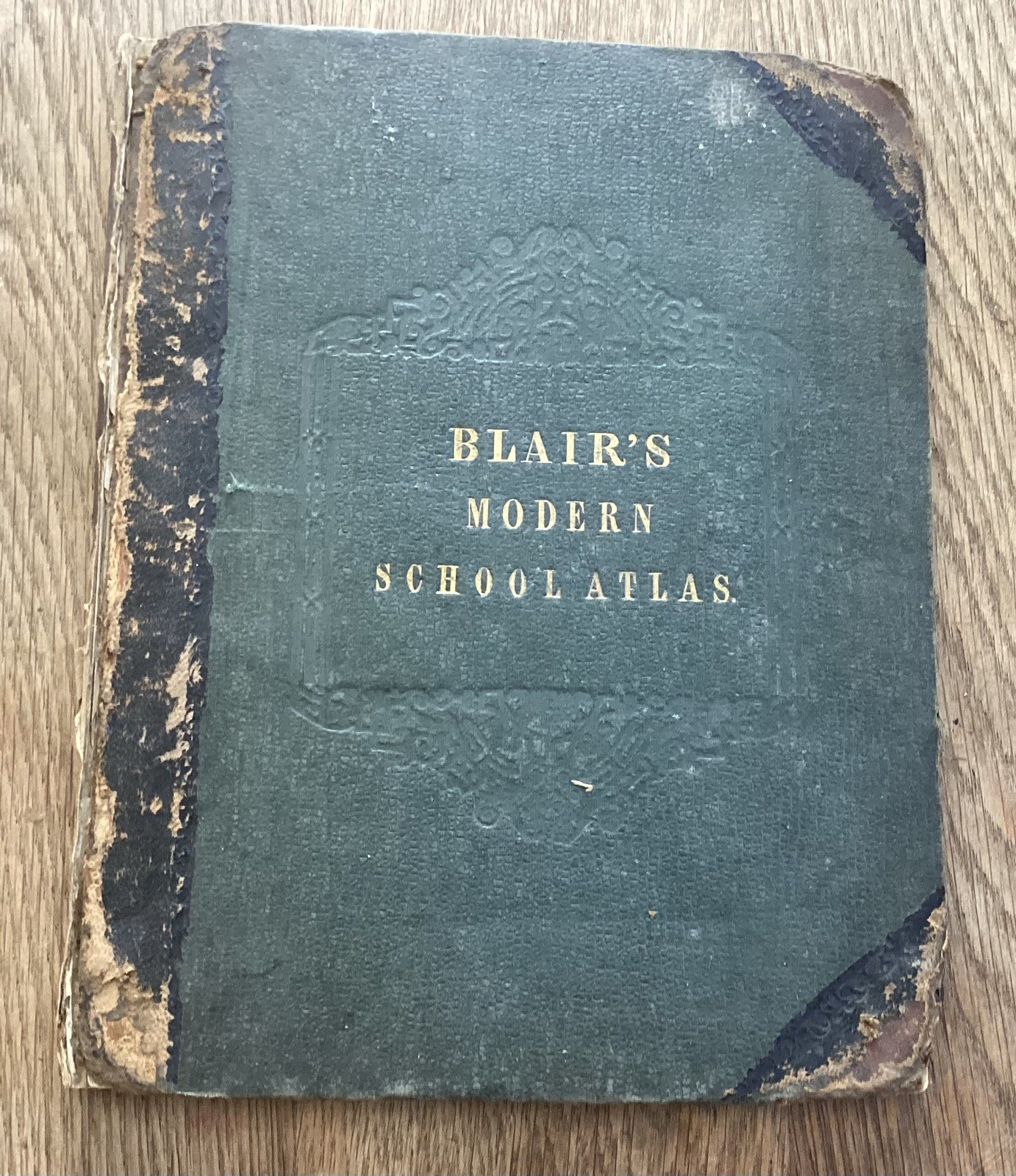 BLAIR’S GENERAL SCHOOL ATLAS OF MODERN GEOGRAPHY IN A SERIES OF 22 MAPS 1857