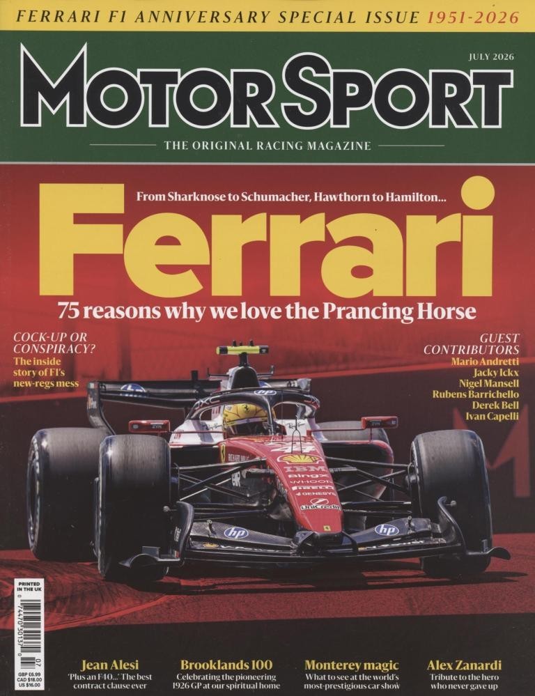 Motor Sport Magazine July 2026 Ferrari