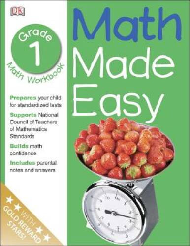 Math Made Easy: 1st Grade Workbook, Ages 6-7 – Paperback By Sue Phillips – GOOD